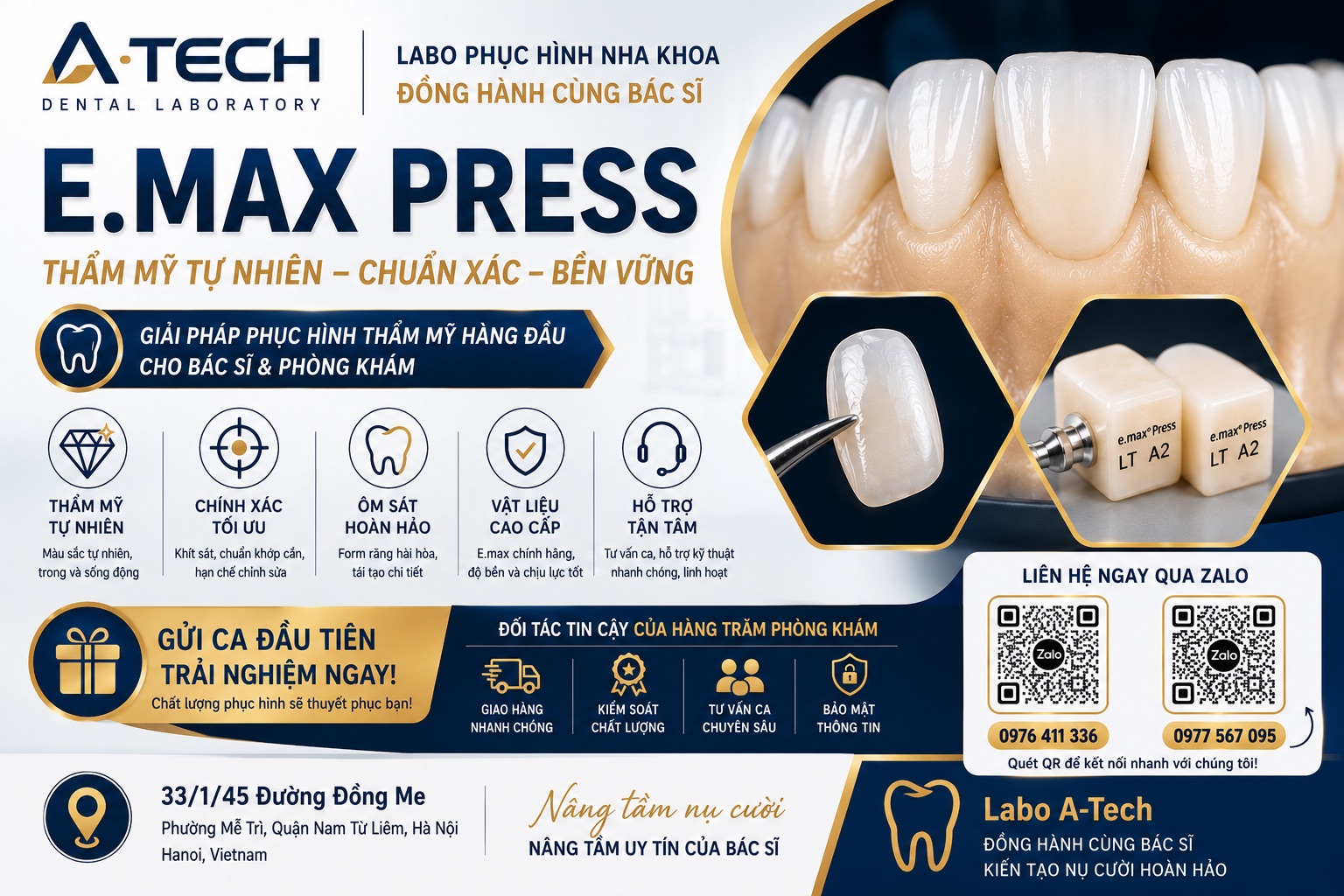 E.max Press — Labo phục hình nha khoa A-Tech